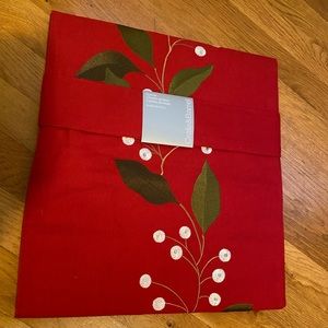 Crate & Barrel holiday table runner